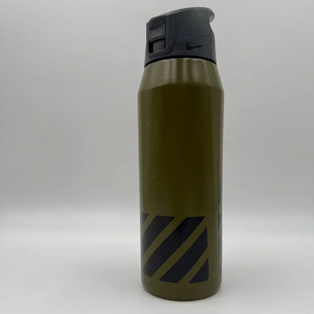 Nike SS Hypercharge Chug Olive Green Bottle 32oz